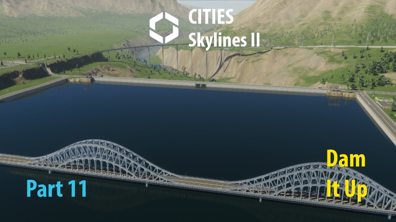Строительство водохранилища | Геймплей Cities Skylines 2 | 1 сезон, часть 11