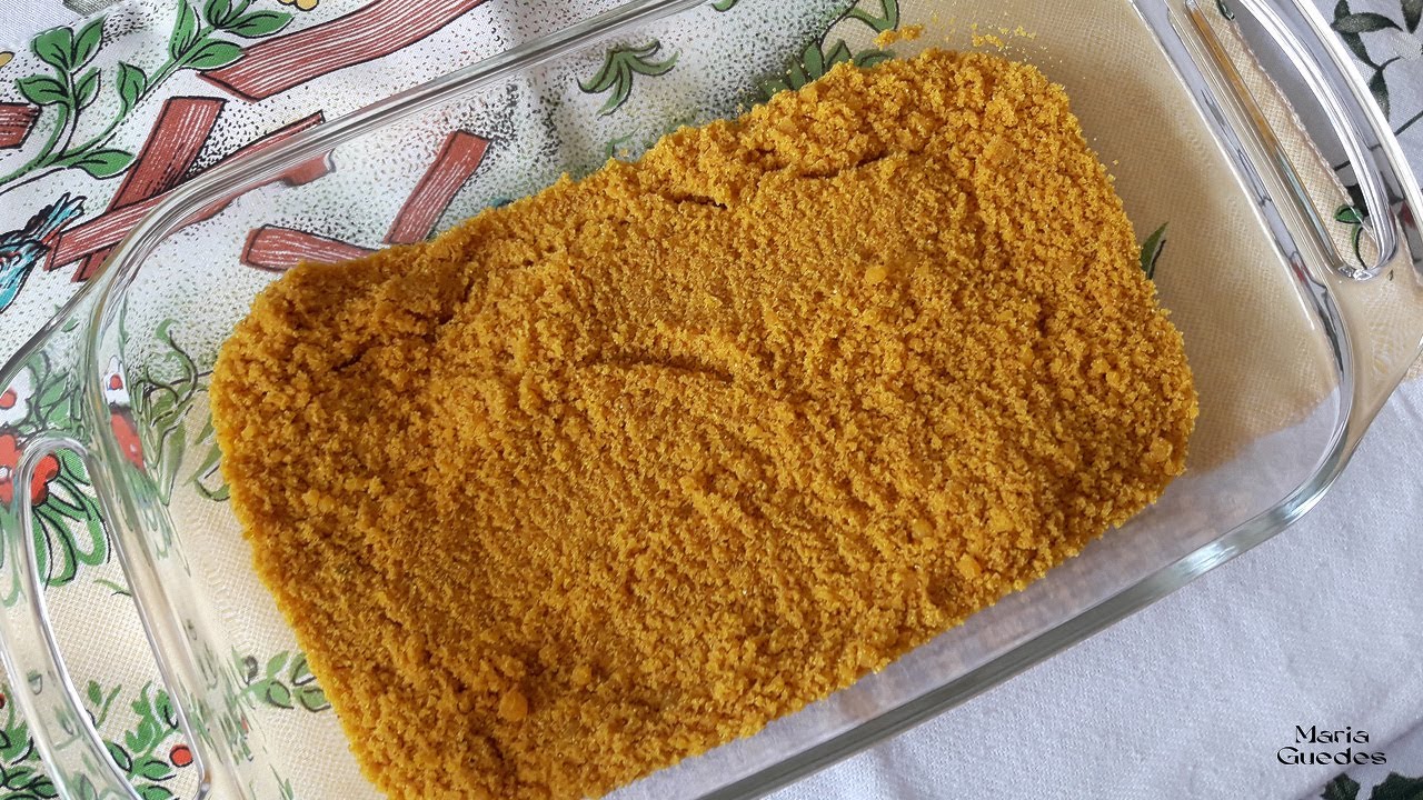 RECEITA: FARINHA DE FUBÁ TORRADA E TEMPERADA | Maria Guedes