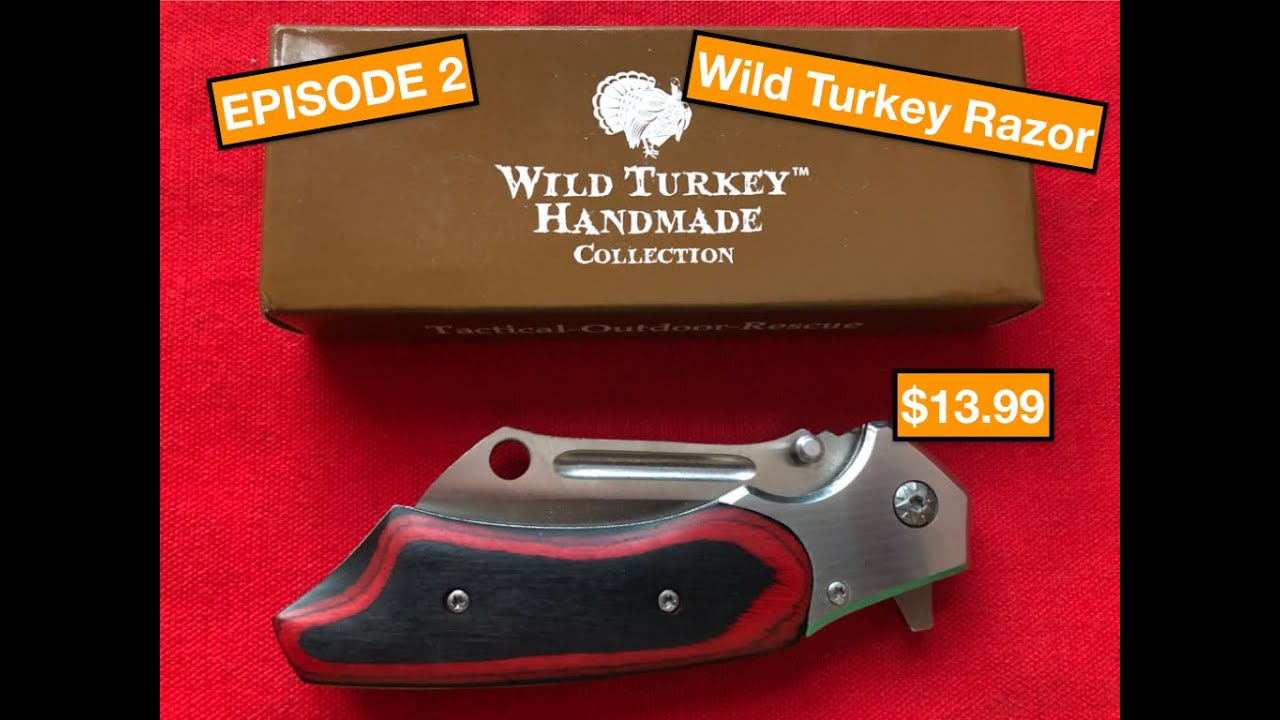 JJJinks Reviews (Very) Budget Knives From Amazon. Episode 2: Wild Turkey Razor
