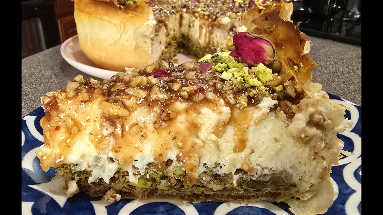 Tarta de queso y baklava / Baklava cheesecake