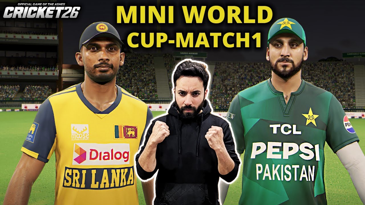 NO WAY 🤯 WHAT A START TO MINI WORLD CUP 🏏 PAKISTAN vs SRI LANKA KNOCK OUT MATCH # 1 🤩 CRICKET 26