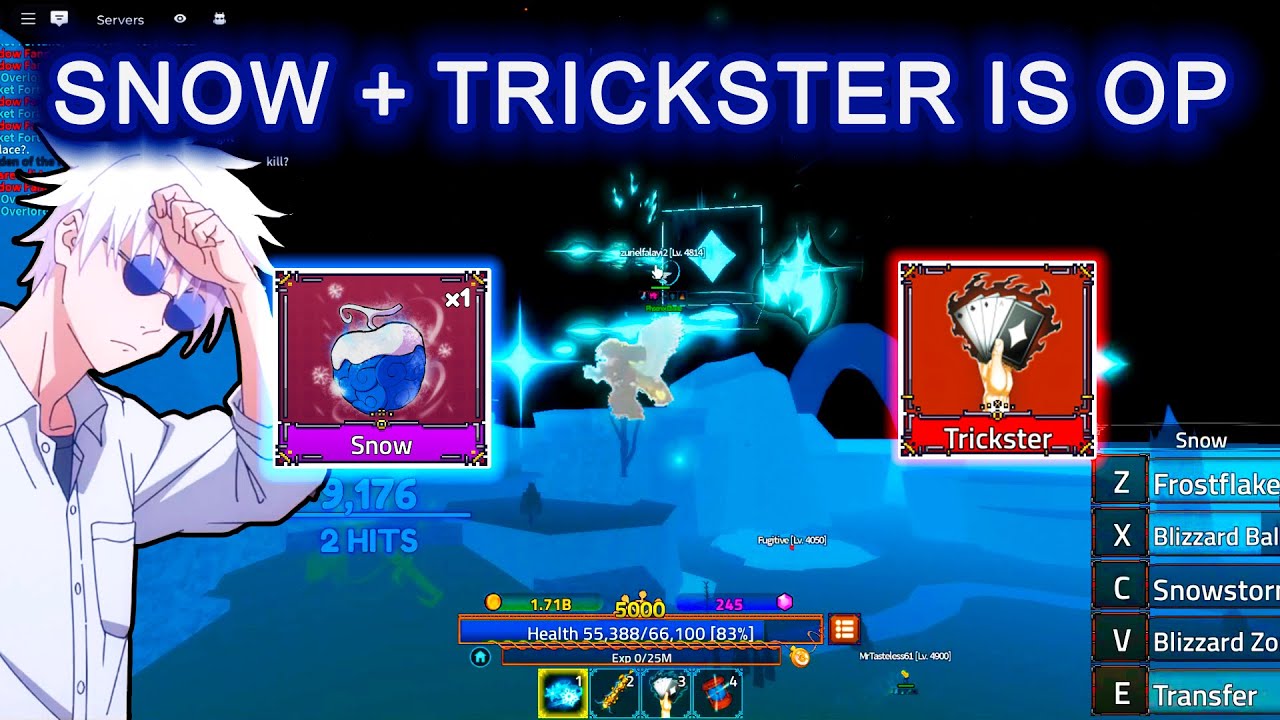 This Snow v2 + Trickster Build will GIVE You 10MIL Bounty Fast in King Legacy Update 9!