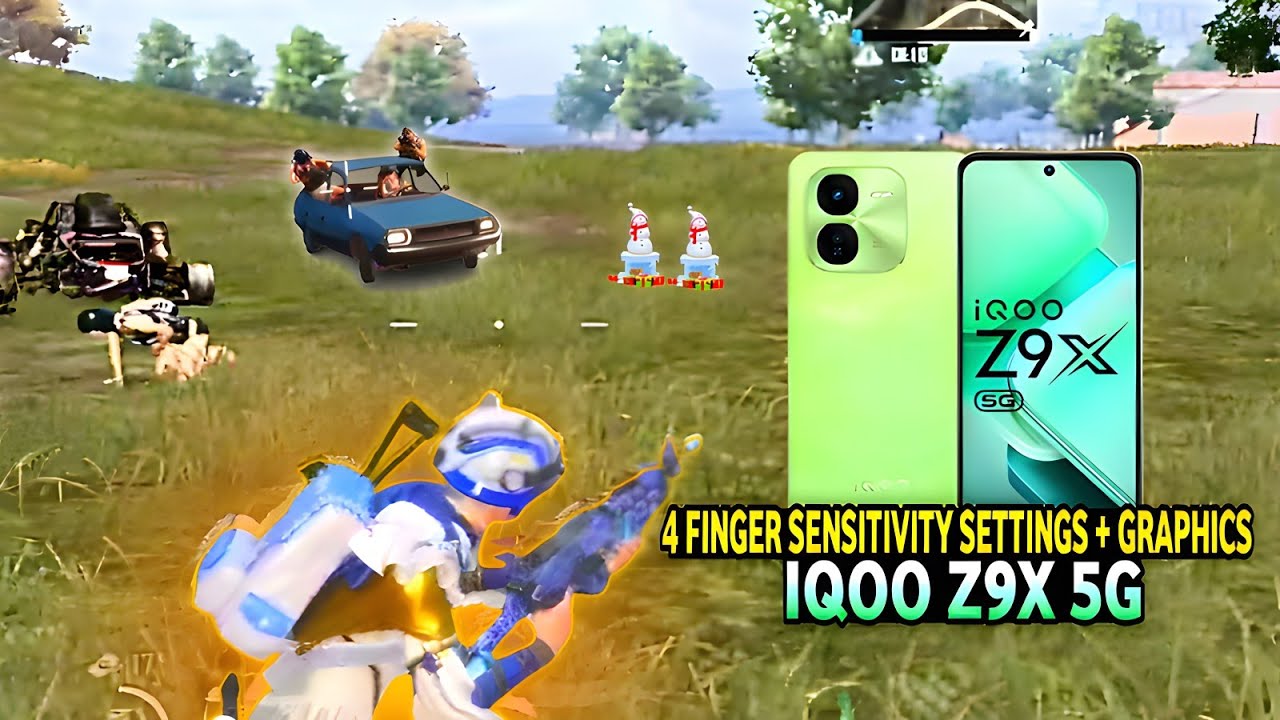 4 FINGER SENSITIVITY SETTINGS + GRAPHICS 🔥 IQOO Z9X 5G 🔱 SMOOTH + 40 FPS PUBG / BGMI TEST 2026