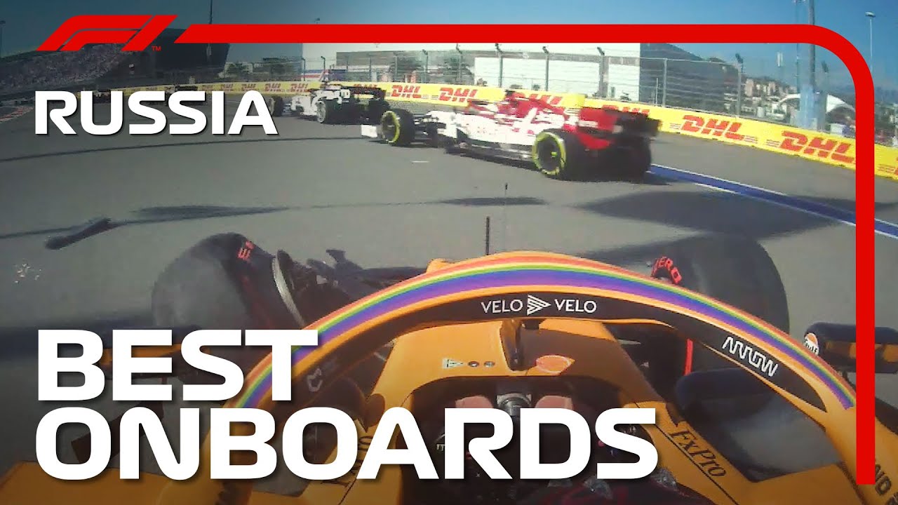 Sainz And Stroll Smash The Barriers And The Best Onboards | 2020 Russian Grand Prix | Emirates