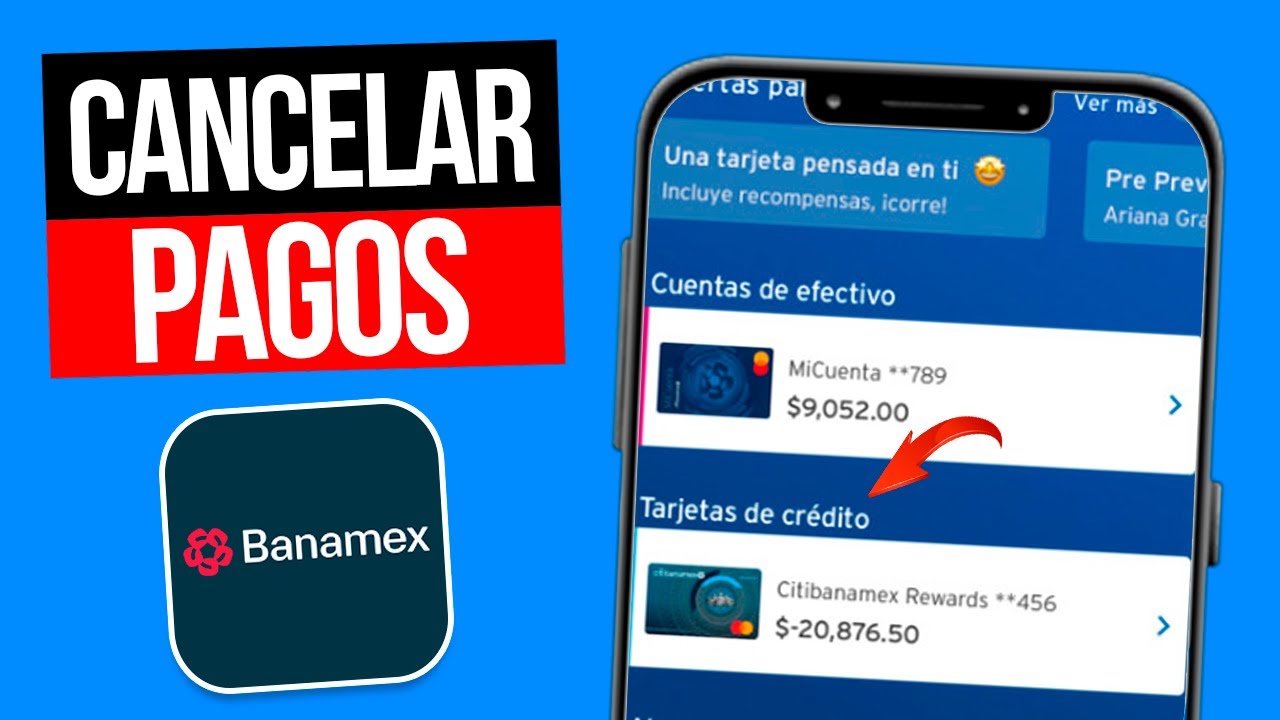 Como CANCELAR PAGOS AUTOMATICOS de mi TARJETA BANAMEX (Paso a Paso 2025)