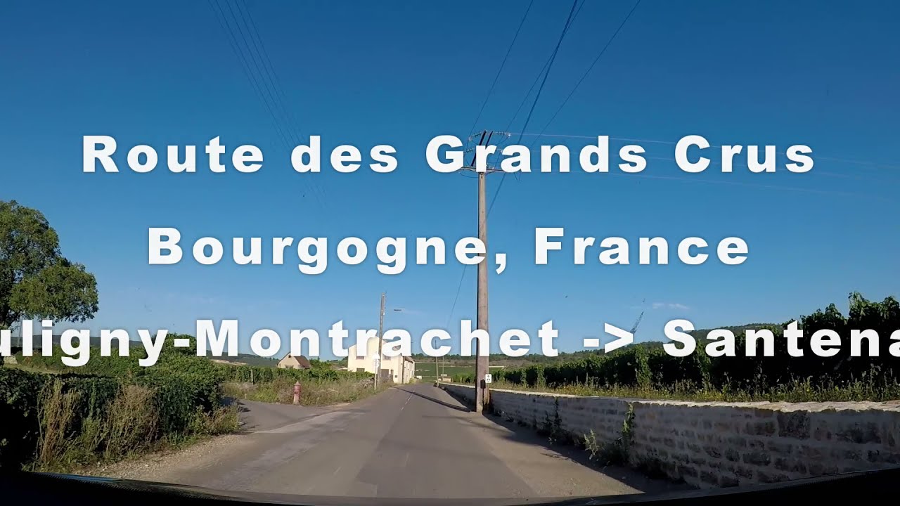 Route des Grands Crus, Bourgogne, France (Puligny-Montrachet to Santenay)