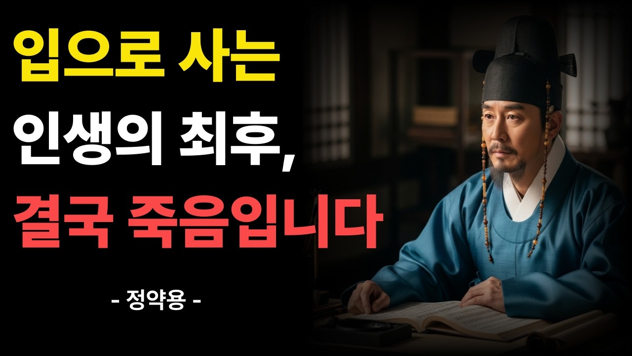 말만 하다 인생이 끝납니다