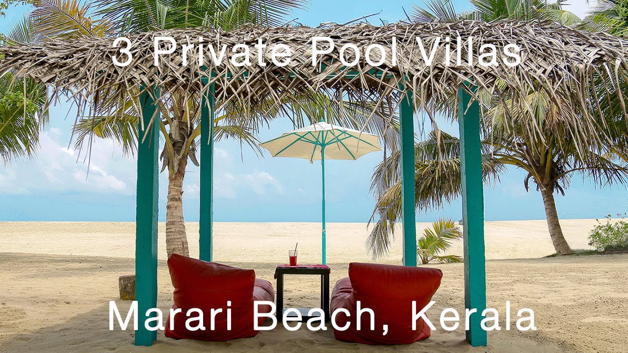 Marari Villas - 3 Private Pool Villas at Marari Beach, Alleppey, Kerala, South India.