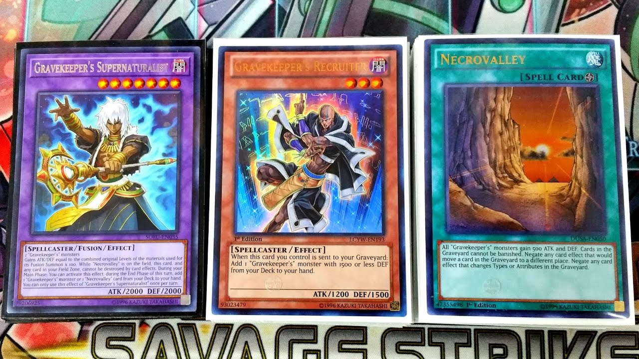 Gravekeeper MR5 Deck Profile Yugioh 2020 Banlist Royal Tribute Necrovally