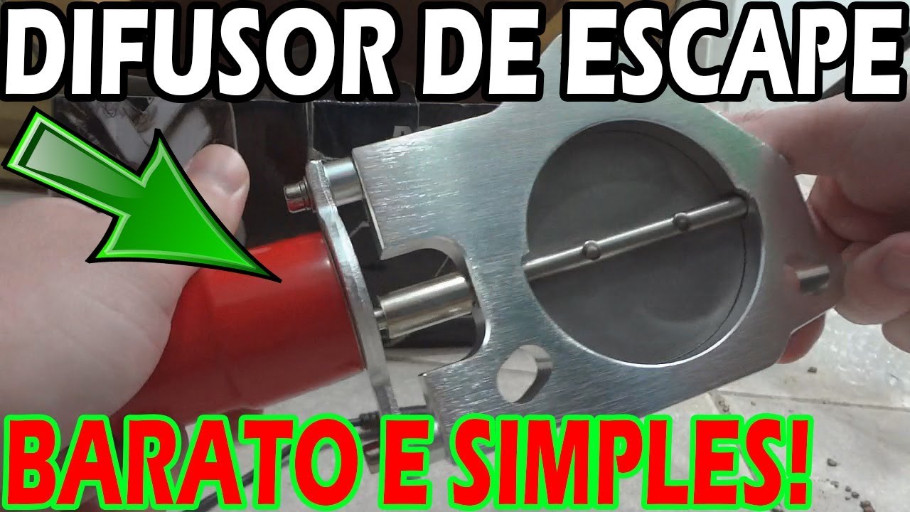 INSTALEI DIFUSOR DE ESCAPAMENTO NO TURBÃO!