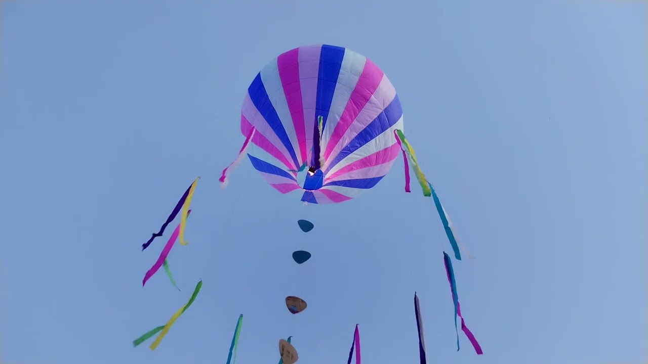 SUELTA DE GLOBOS DE PAPEL CHINA 2023, SAN ANDR&Eacute;S TUXTLA VER 2023 (SM🇲🇽)