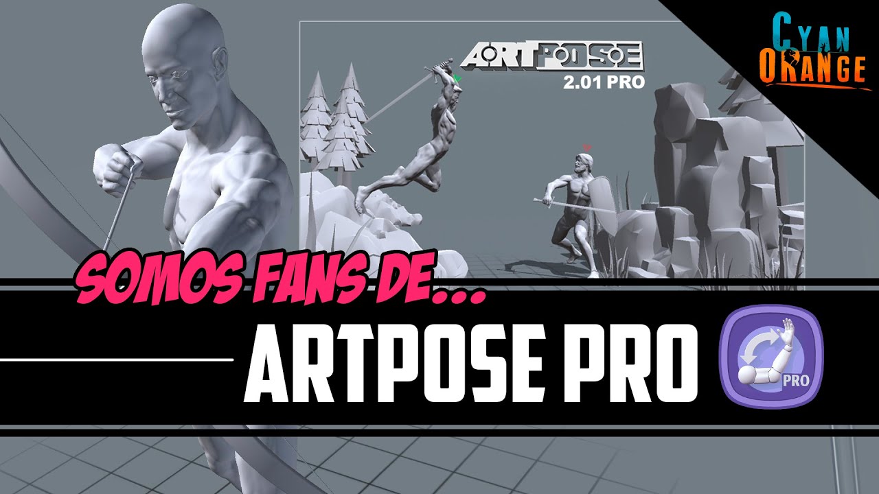 Somos fans de… Artpose Pro! App de Modelos 3D para Artistas - Cyan Orange Studio