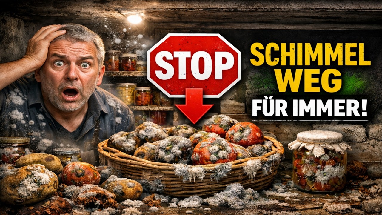 Schimmel im Keller? SO werden Sie den Ernte-Killer FÜR IMMER los!