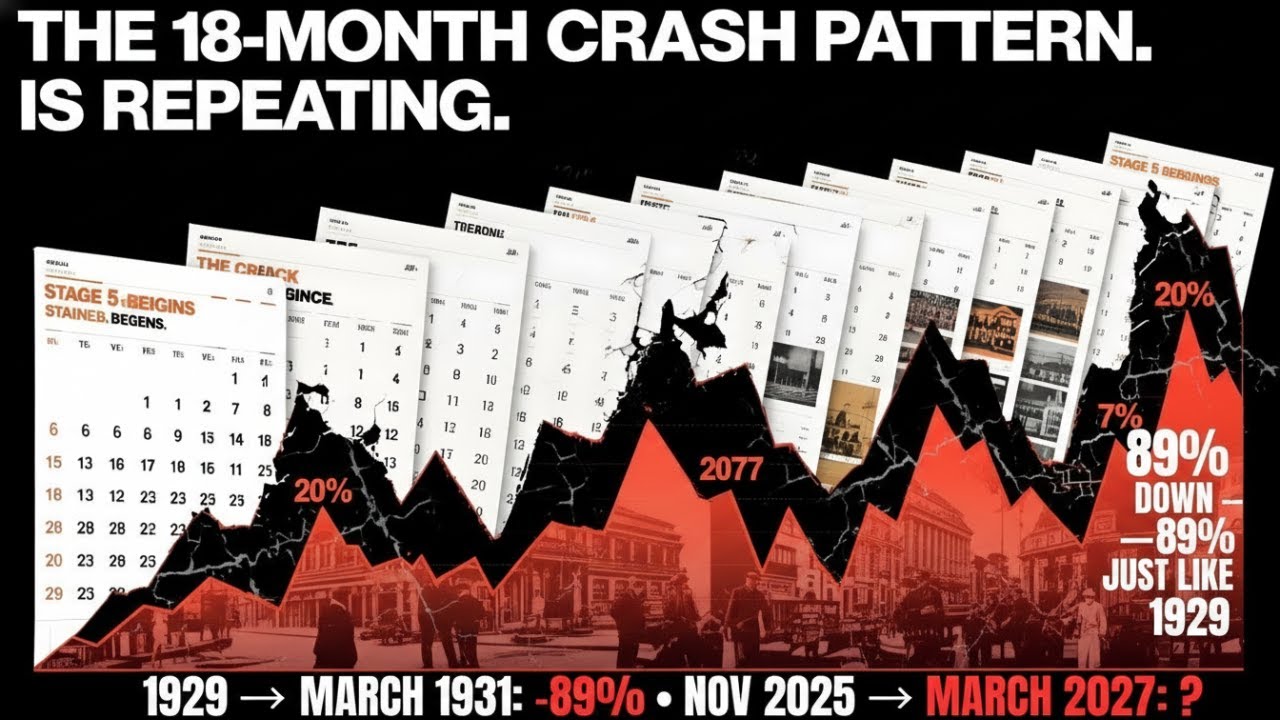 The 18-Month Crash Pattern Is Repeating &mdash; 89% Down Just Like 1929