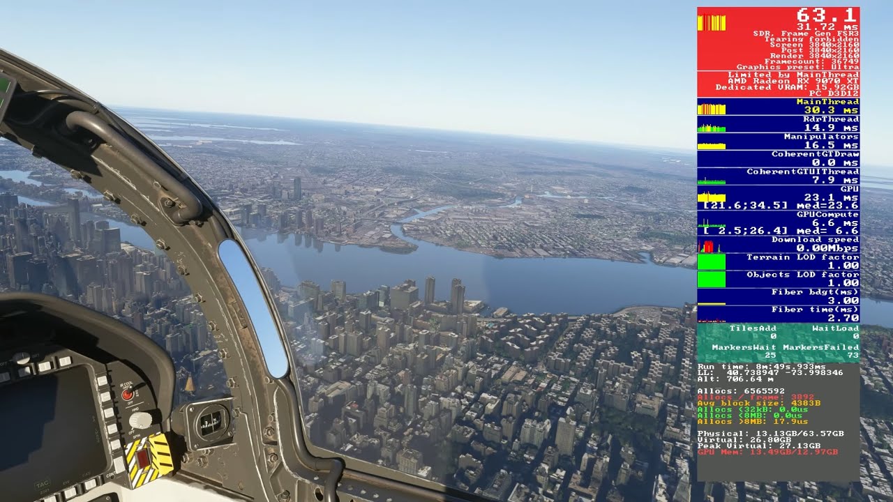 Microsoft Flight Simulator 2024 | Native 4K | Ultra Settings | RX 9070 XT | i9-10940X