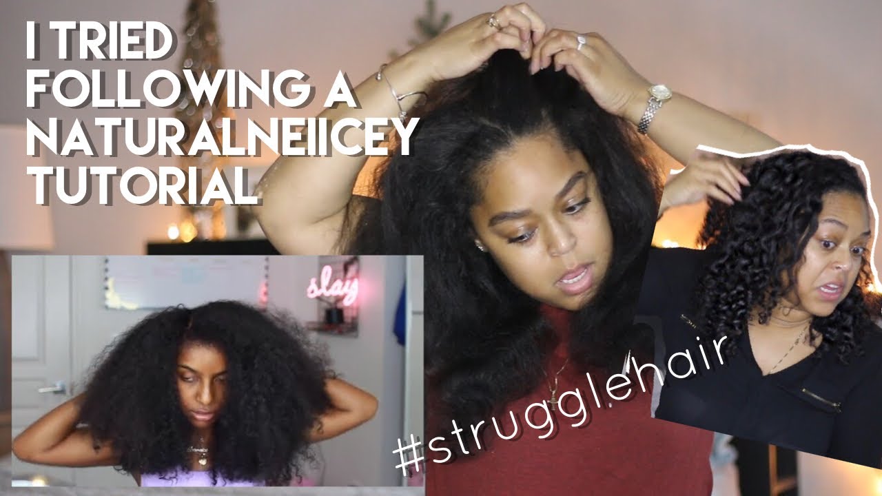 I TRIED FOLLOWING A NATURALNEIICEY TUTORIAL (feat. Melanin Haircare) | Danielle Ren&eacute;e