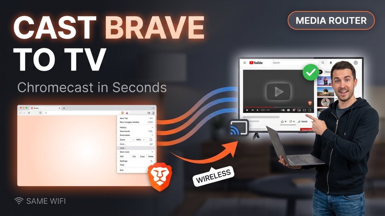 Cast Brave Browser to Chromecast | Step-by-Step Guide