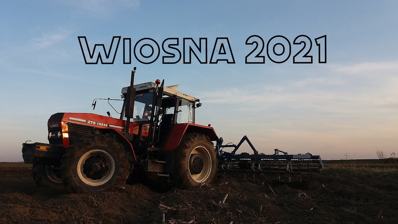 Wiosna 2021 !!! Uprawa pod siew kukurydzy ☆ ZTS 16245 & brona Kinstal ☆