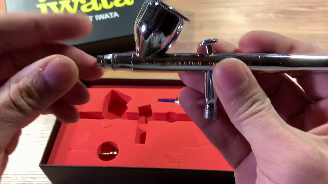 Unboxing Iwata Revolution HP-CR recenzja aerograf #iwata #unboxing #airbrush #aerograf
