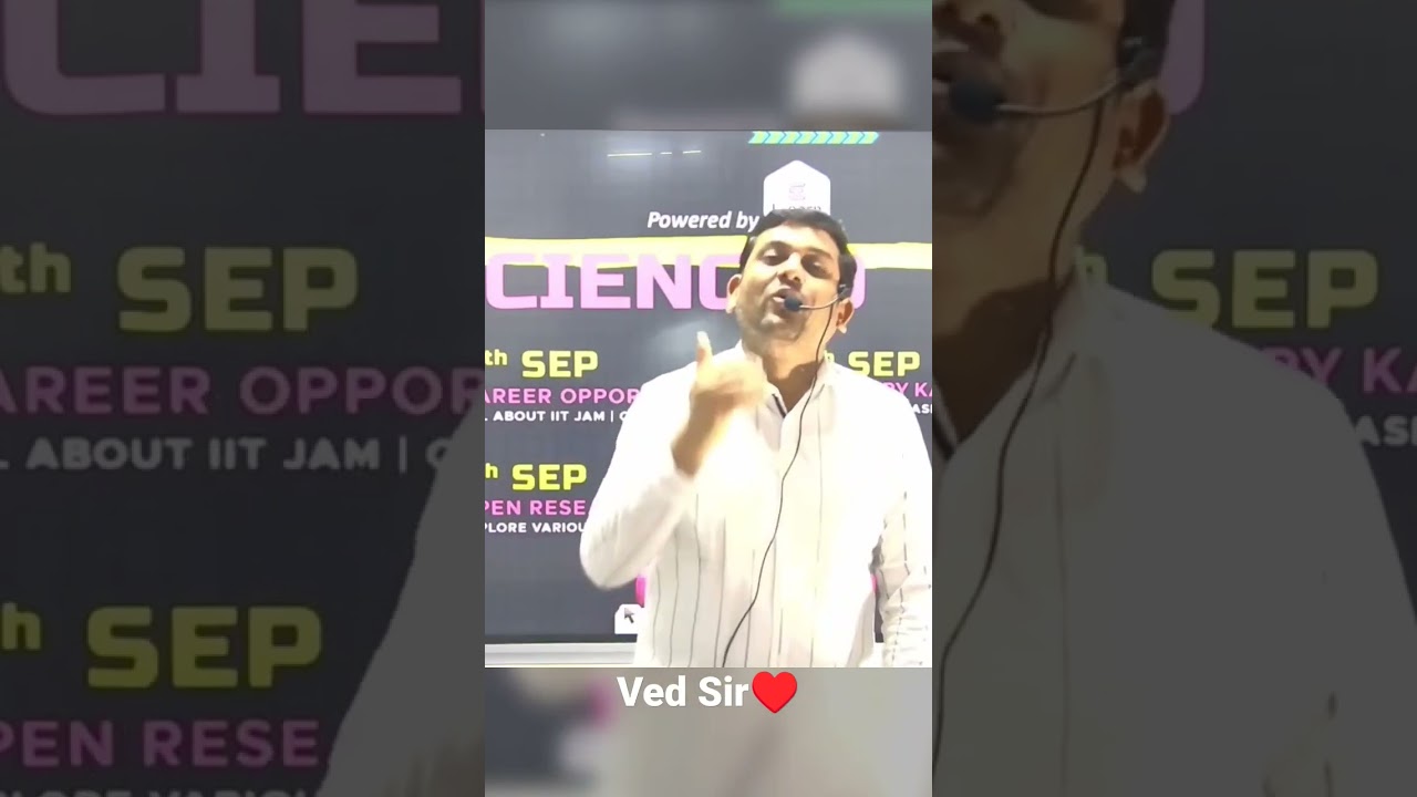 Ved Sir Motivational Video✌️🤩#shorts #shortsvideo #vedsir #motivation