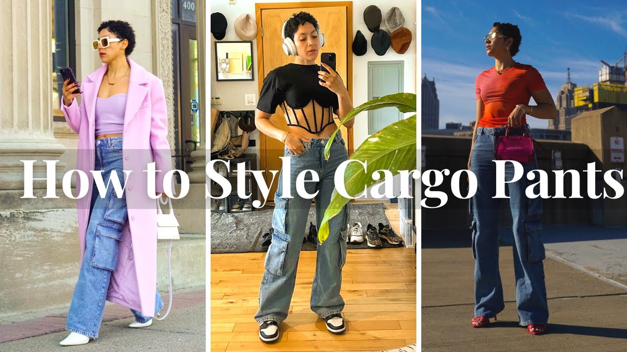 Cargo Pants Outfits For Pear Shaped Women | How to Style Cargo Pants