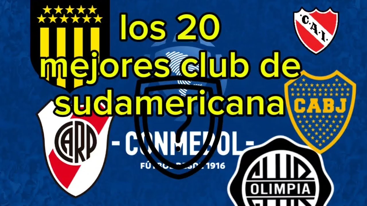 Los 20 clubes más grandes de sudamerica