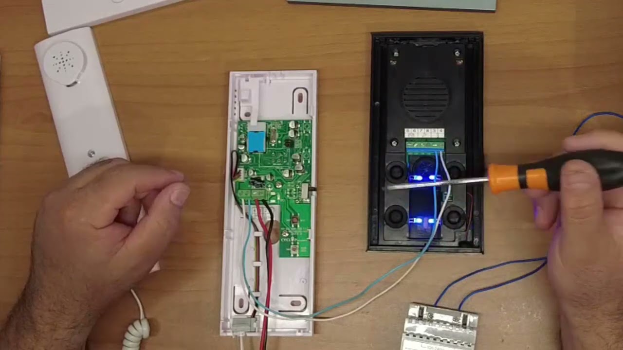 tutorial per principianti come installare un citofono moderno a 2 fili
