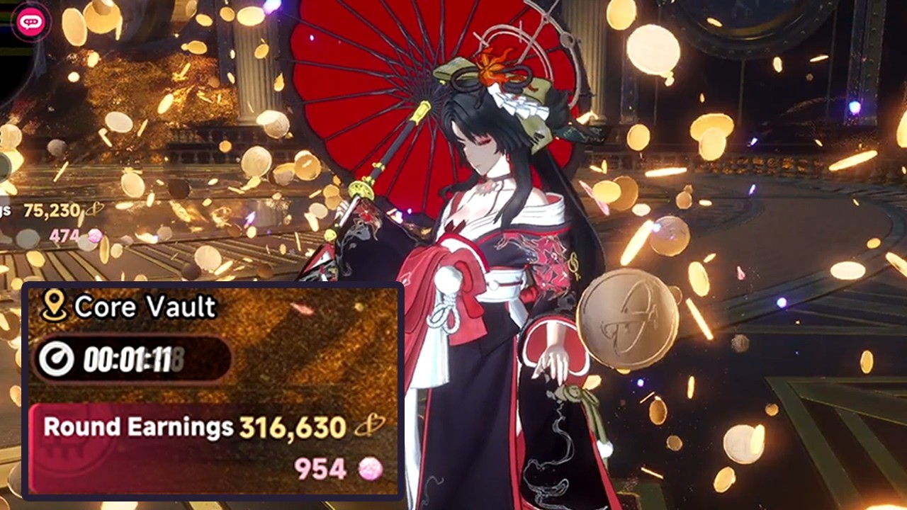 Hotori can get you more than 300k Fons in (Pink Paws Heist ) NTE