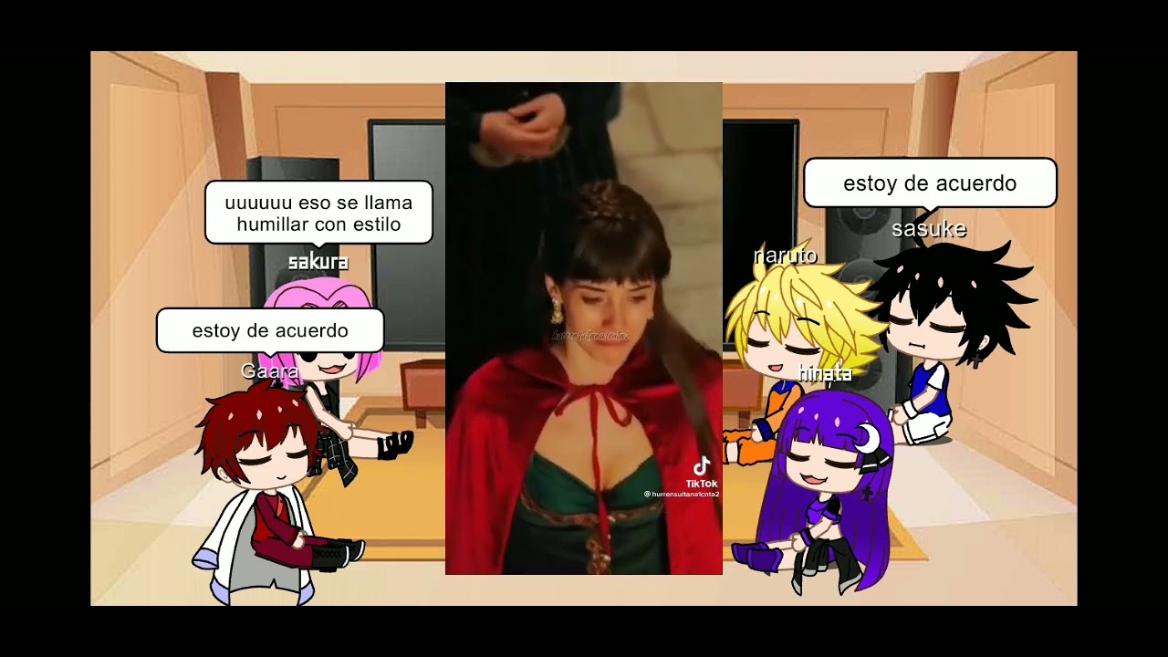 el equipo 7+ hinata+gaara reaccionan a sakura es hurren💋💋💋💅💅