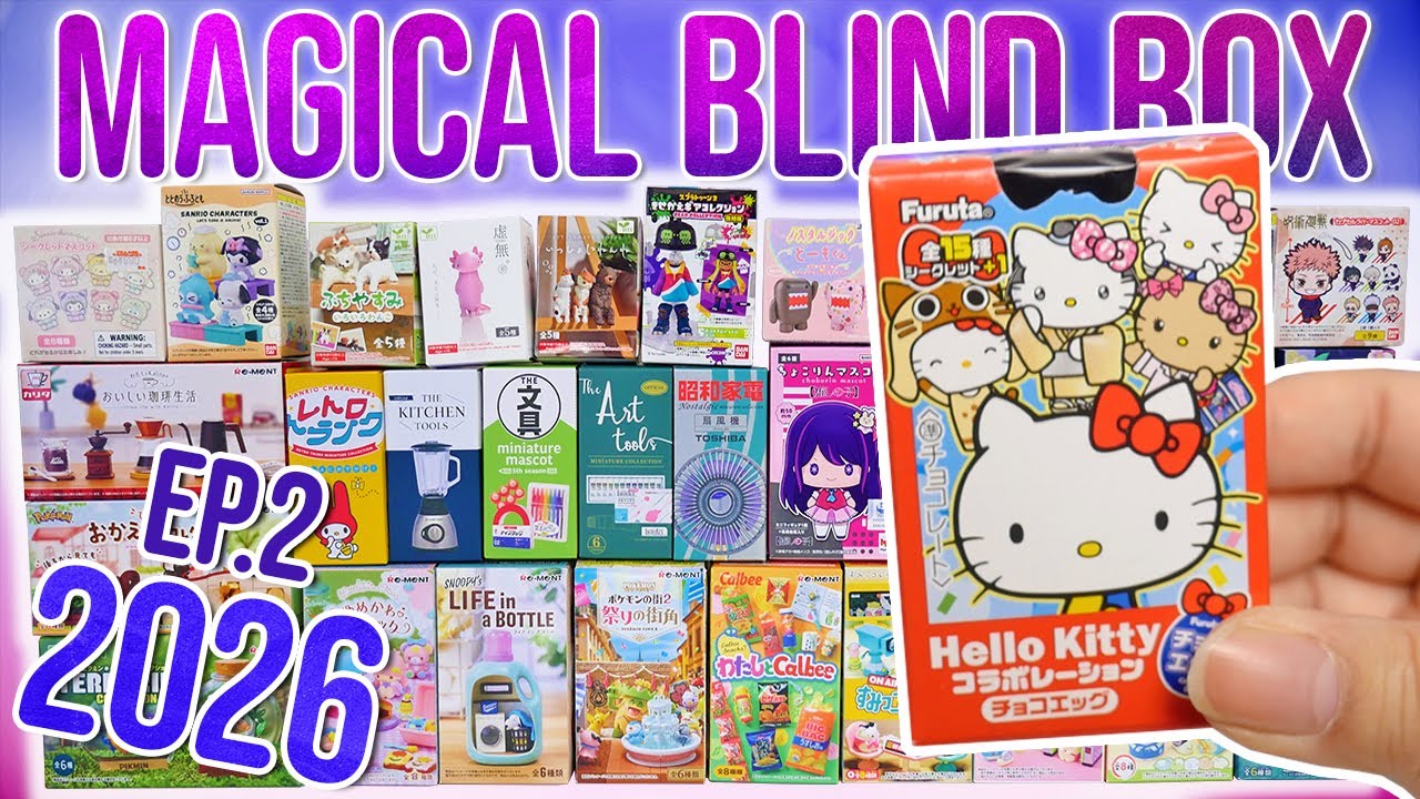 Magical Blind Box 2026 Ep. 2 | Skullpanda | Sanrio | Madoka Magica | Jujutsu Kaisen |