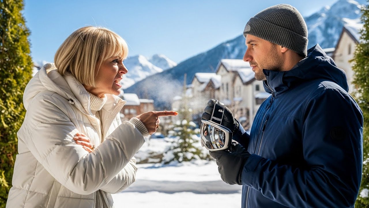 HOA Karen Demanded My Snow Goggles For Free, Walked Into A Pole Without Them Later