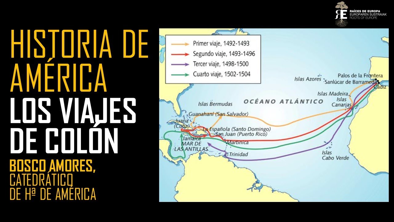 Historia de América (6). Colón y las expediciones marítimas de los siglos XV y XVI. Bosco Amores