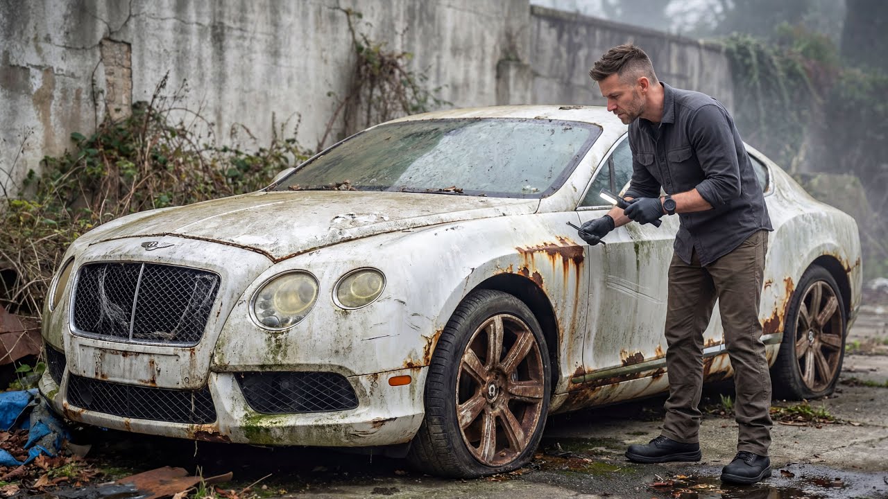 ASMR Car Restoration | 2013 Bentley Continental GT Full Restoration from Abandoned State to  New