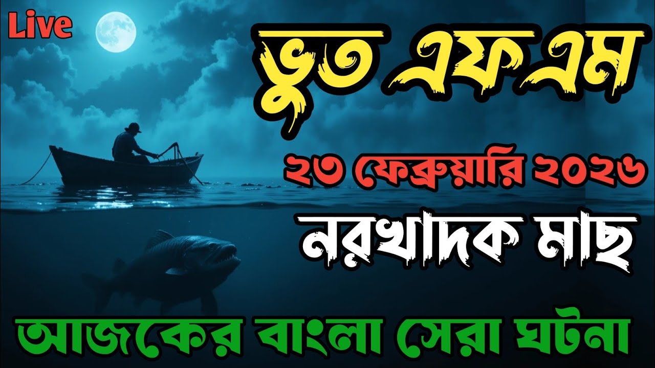 Bhoot fm | Only Email Story | নরখাদক মাছ | bhoot fm email episode #bhootfm #horrorstories #vutfm 