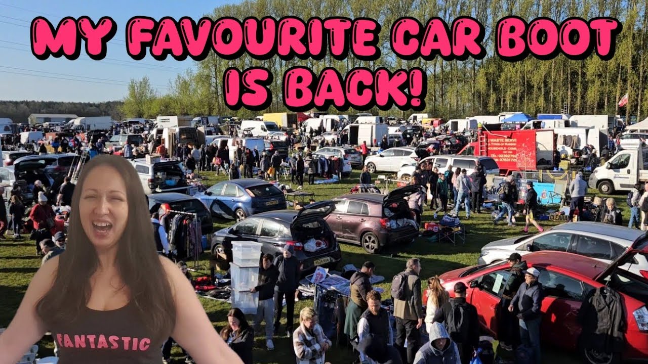 It's a beautiful day to sell at the car boot sale!