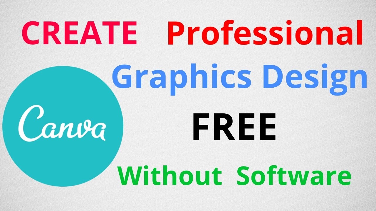 Free Professional Graphics Design Without Software | MY TECH