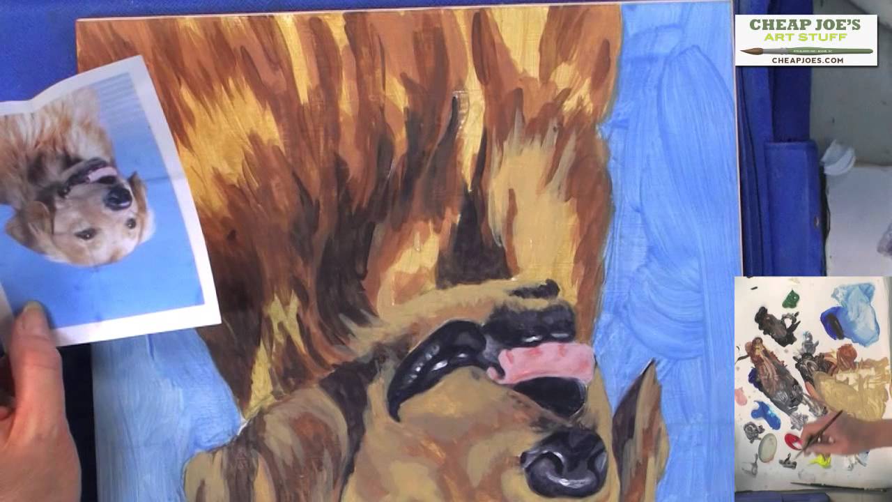 How to Paint a Dog in Acrylics with Artist Raney Rogers-Part 7
