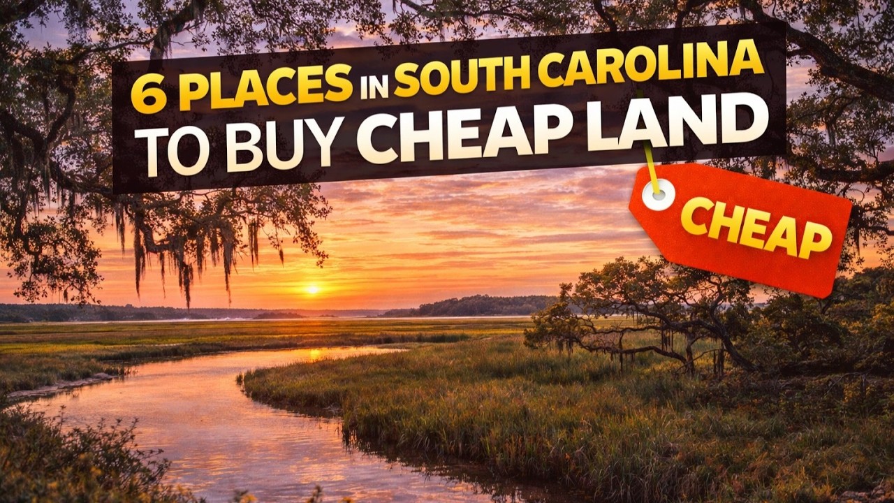 6 Places In South Carolina To Buy Cheap Land