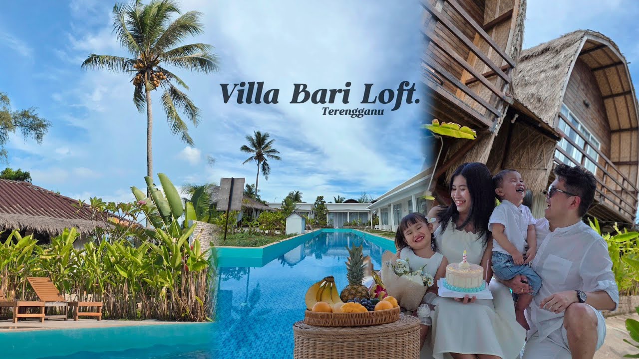 Villa Bari Loft | Bali Vibes in Setiu Terengganu 🇲🇾 2D1N Birthday staycation 🐡