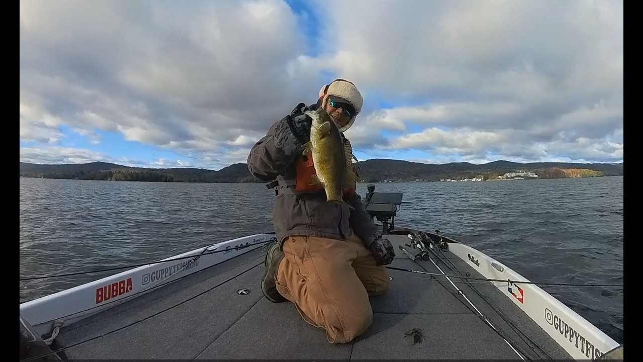 New York bass fishing in November