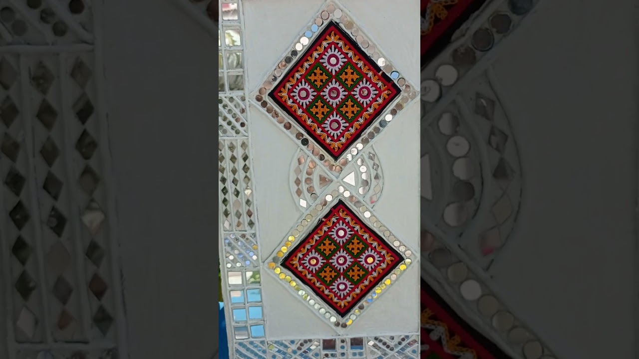 kutchi patchwork with lippan art 🧿