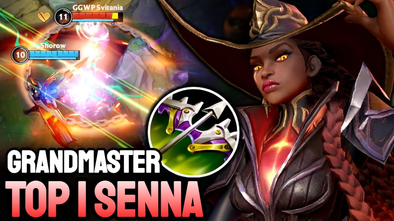 WILD RIFT SENNA - TOP 1 SENNA GAMEPLAY - GRANDMASTER RANKED
