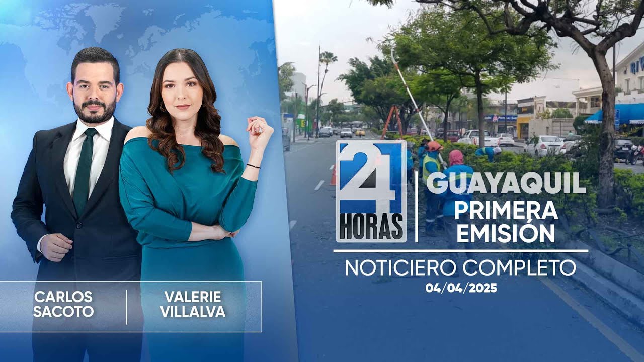 Noticiero de Guayaquil (Primera Emisión 04/04/2025)