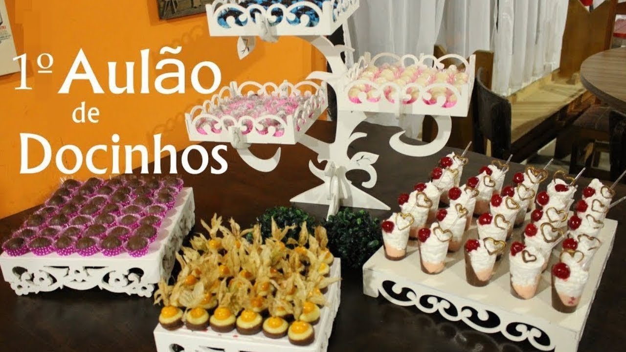 1º AULÃO DE DOCINHOS   FACA EM CASA!