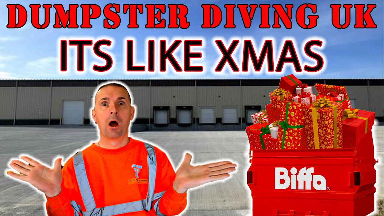 DUMPSTER DIVING IN THE UK IS LIKE XMAS,🎁 TONS OF PREZZIES 🎁