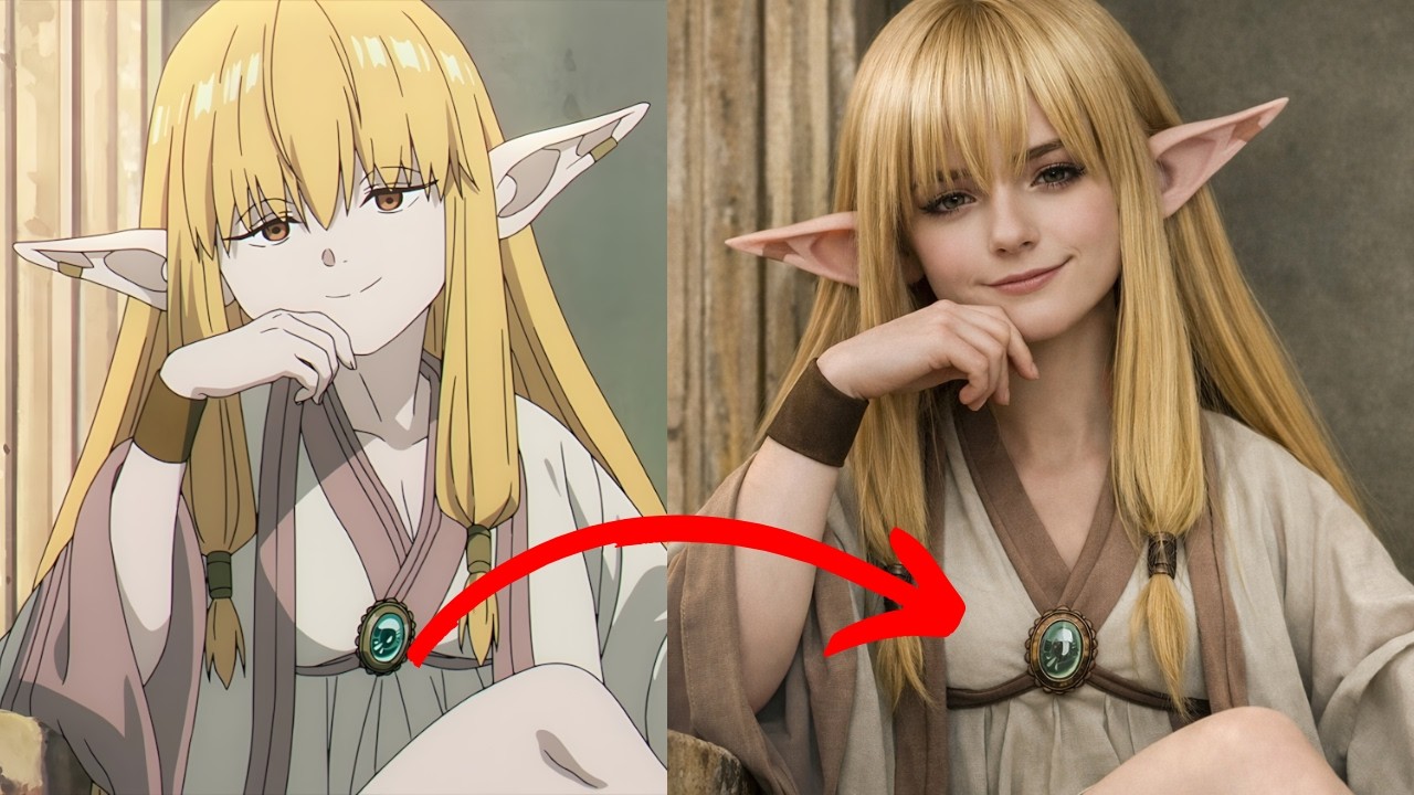 What if Frieren characters came to life in our world? 🌙✨アニメ実写化