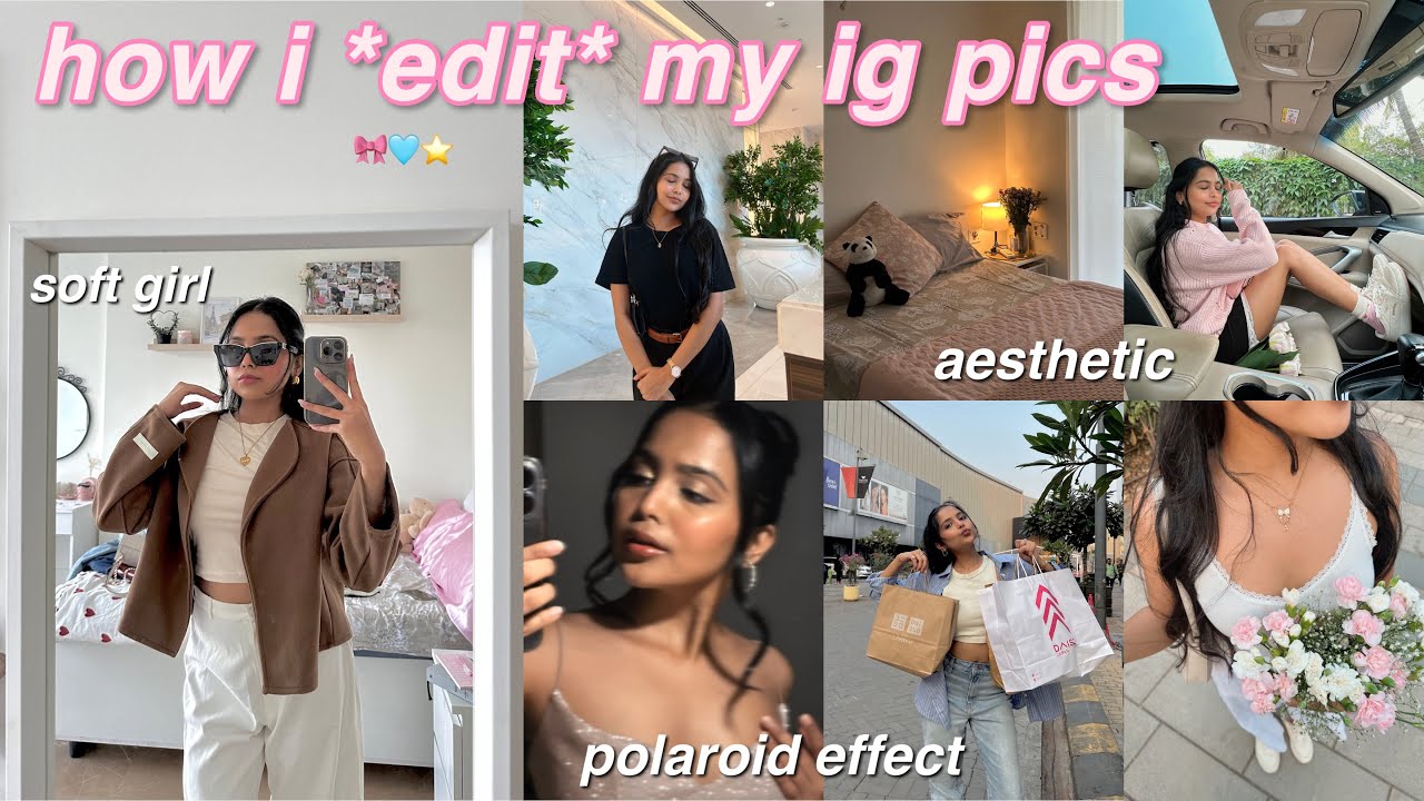 how to *edit* Instagram pictures🎀 aesthetic & easy!! Soft & minimal filters + hacks!!