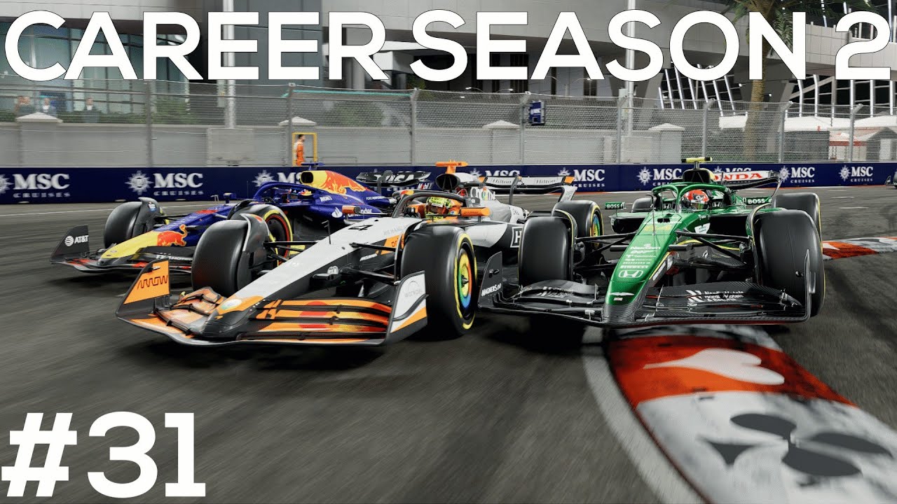 CAN I WIN at VEGAS? Three Wide Divebomb! F1 25 Driver Career Part 31