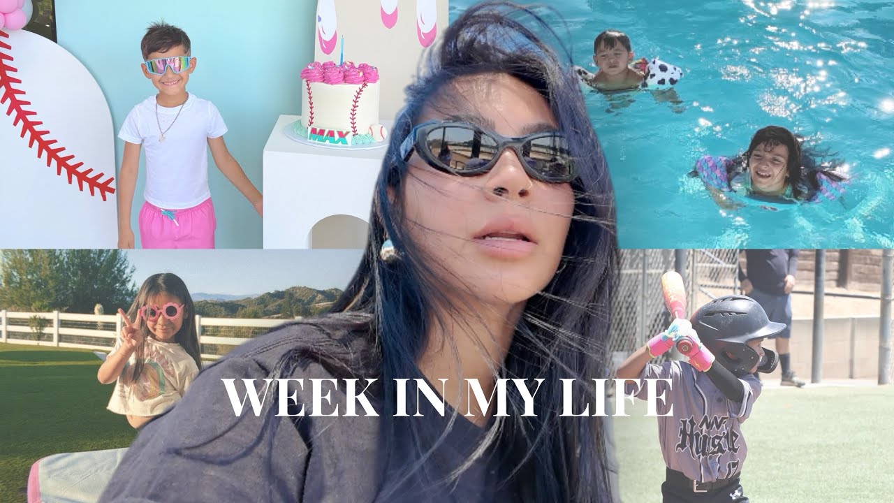 week in my life. max birthday, trip cancelled, baseball tournaments + more