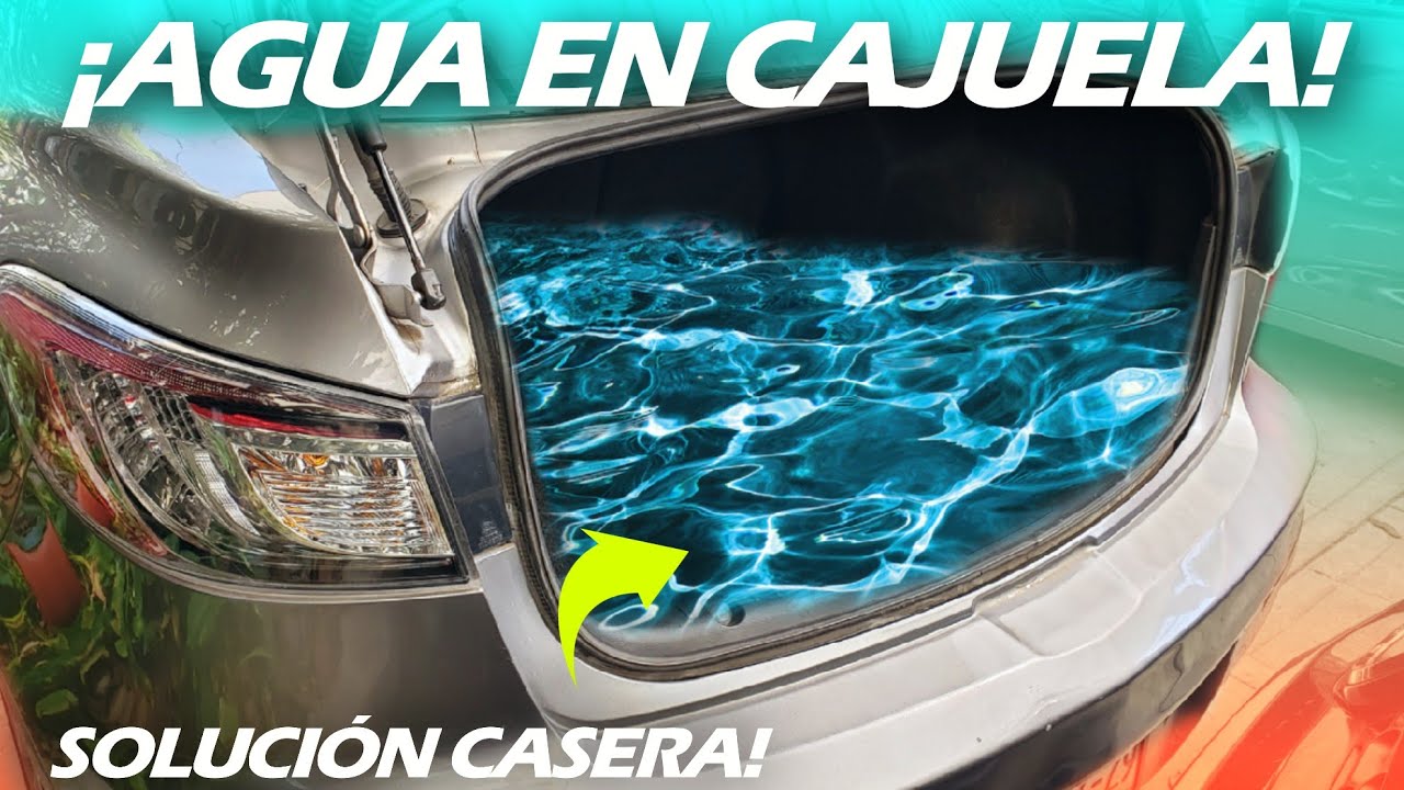 ¿COMO QUITAR FILTRACION DE AGUA EN LA CAJUELA?